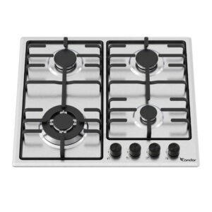 Table de cuisson Condor Aversa – 4 feux – Inox | Wok