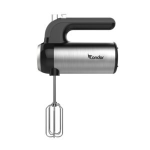 Batteur à main CONDOR MASTER MIX – 300 W – 5 Vitesses – Noir_Inox