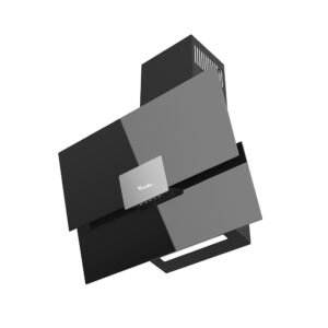 Hotte Murale Décorative Condor ALIA60X /450m3/h /INOX-BLACK_GLASS