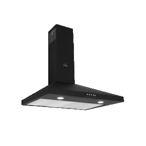 Hotte Pyramidale CRISTOR FIONA1 – 60 Cm – Filtres à charbon – 300 m3/h – Noire