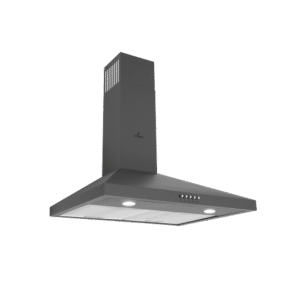 Hotte Pyramidale CRISTOR FIONA1 – 60 Cm – Filtres à charbon – 300 m3/h – Grise