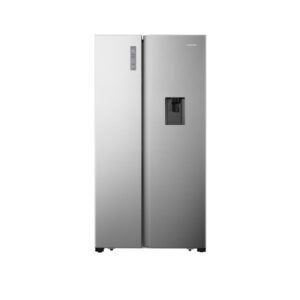 Réfrigérateur HISENSE Side by side – 508 L – Distributeur d’eau – Nofrost – Inox