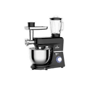Pétrin multifonction double crochet 7l 1900 w (Noir/inox)