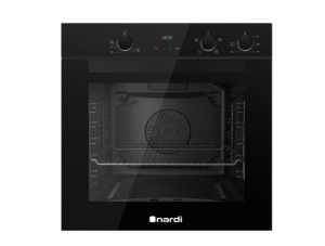 Four Encastrable NARDI Gaz-Elec – 60 Cm – Ventilé – Catalyseur – Afficheur – Black glass
