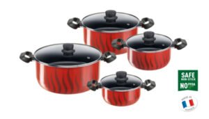 Tefal Tempo Flamme 8 pc set stewpots 18/22/26/30 cm