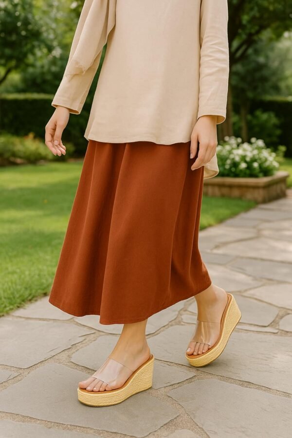 Sandales compensées transparentes (4) Sandales compensées transparentes (4)